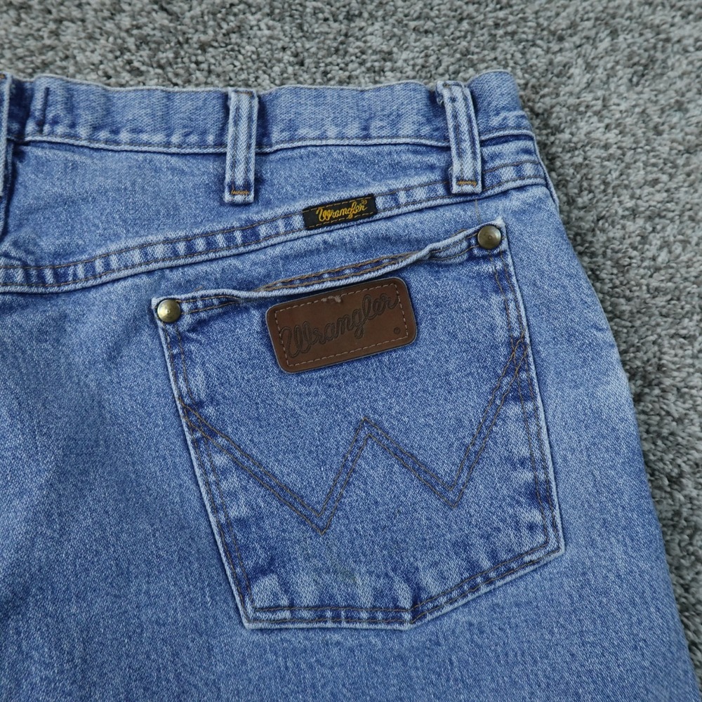 TG Wrangler Jeans Mens 38X30 Light Blue Denim Pants 47MWZ Cowboy Western Y2K 00s